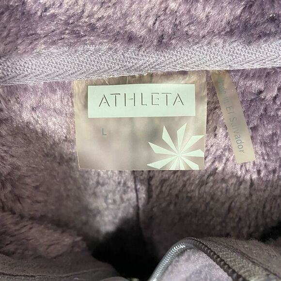Athleta Taupe Funnel Neck Cold Weather Jacket - Picture 3 of 3